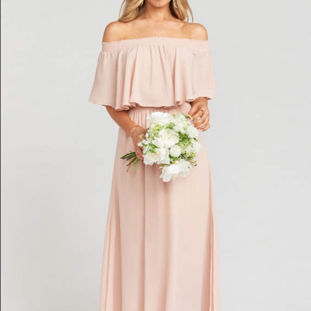 Hacienda Maxi Dress - Dusty Blush Crisp